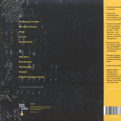 Lou Reed - Words & Music, May 1965 (yellow vinyl) (RTI press) Vinyl Record