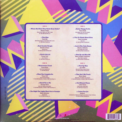 George Strait, Shania Twain, Faith Hill, Travis Tritt, Vince Gill, Etc. - Now That's What I Call Country Classics 90s Dance Party (2xLP) (yellow/green vinyl) Vinyl Record