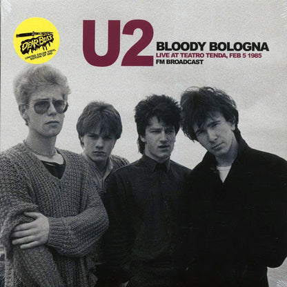 U2 - Bloody Bologna: Live At Teatro Tenda, Feb. 5 1985 (ltd. 300 copies made) (black marble) Vinyl Record