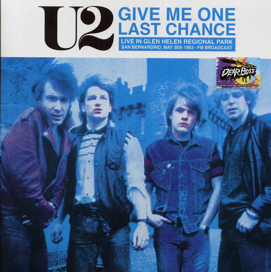 U2 - Give Me One Last Chance: Live In Glen Helen Regional Park, San Bernadino, May 30th 1983 FM Broadcast (ltd. 300 copies made) (splatter vinyl) Vinyl Record