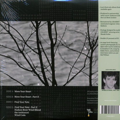 Lou Reed - Hudson River Wind Meditations (2xLP) (coke bottle clear vinyl) (RTI press) Vinyl Record
