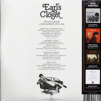 Daryl Hall & John Oates, Kazoo Singers, Delbert & Glen, Terry Allen, Etc. - Earl's Closet: The Lost Archive Of Earl McGrath, 1970 To 1980 (orig. press) (2xLP) Vinyl Record