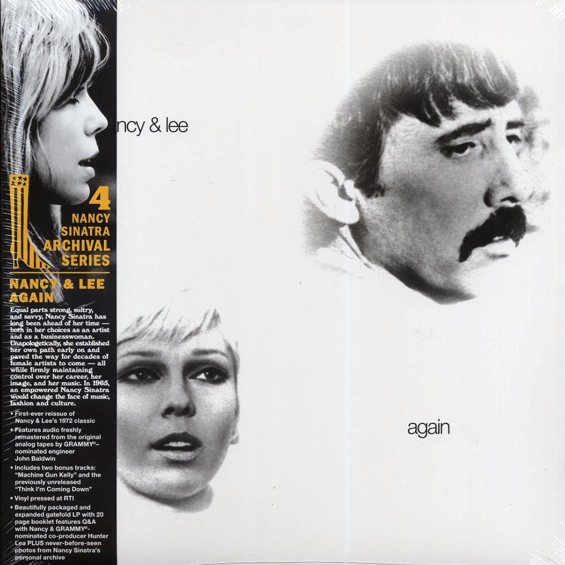 Nancy Sinatra, Lee Hazlewood - Nancy & Lee Again (+2 bonus tracks) (RTI press) Vinyl Record