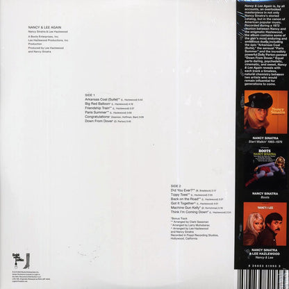 Nancy Sinatra, Lee Hazlewood - Nancy & Lee Again (+2 bonus tracks) (ltd. 500 copies made) (clear/white/black hi-melt vinyl) (RTI press) Vinyl Record