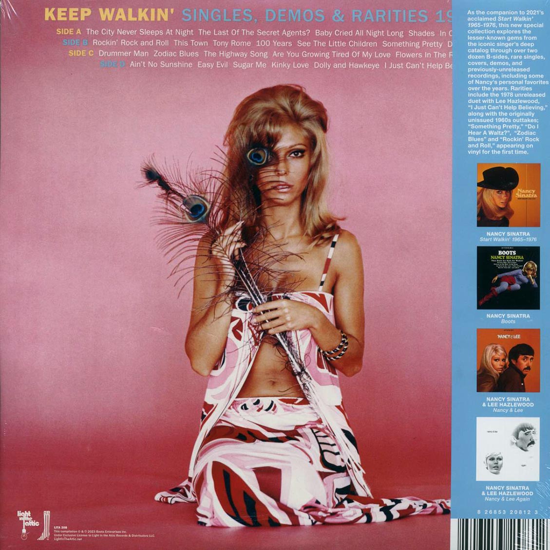 Nancy Sinatra - Keep Walkin': Singles, Demos & Rarities 1965-1978 (2xLP) (yellow vinyl) (RTI press) Vinyl Record