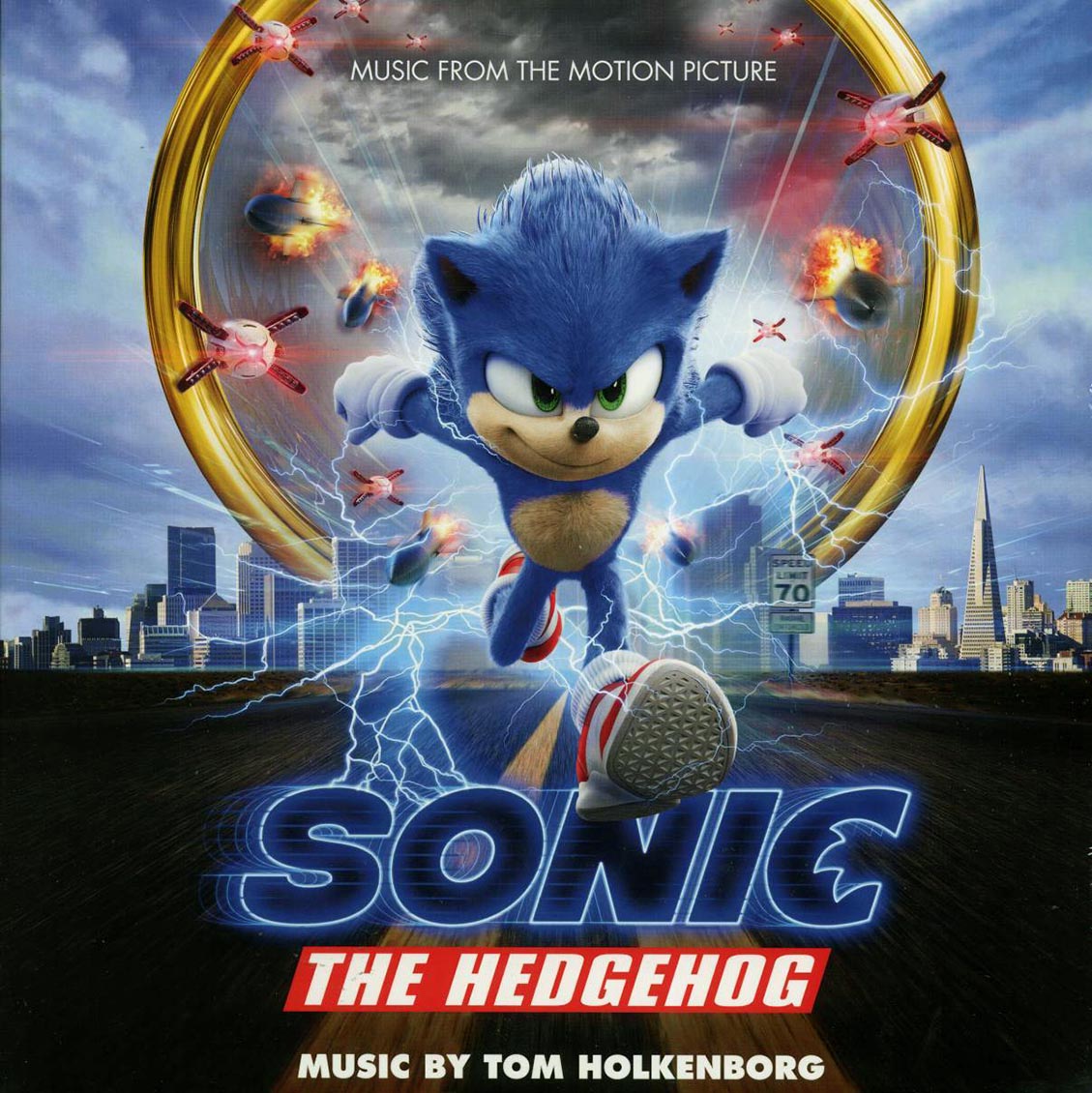 Tom Holkenborg - Sonic The Hedgehog: Music From The Motion Picture (ltd. 300 copies made) (blue/clear/white splatter vinyl) Vinyl Record