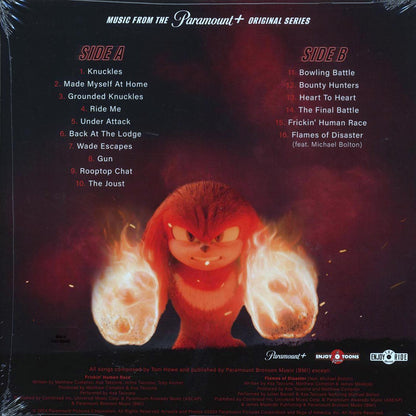 Tom Howe - Knuckles: Music From The Paramount+ Original Series (ltd. 300 copies made) (red/white vinyl) Vinyl Record