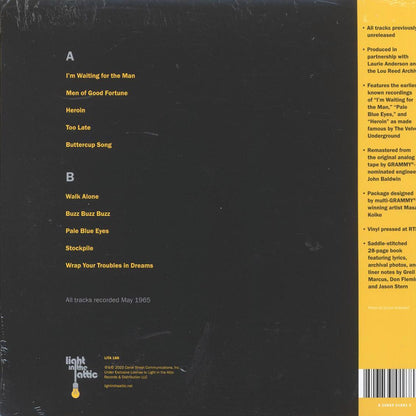 Lou Reed - Words & Music, May 1965 (RTI press) Vinyl Record
