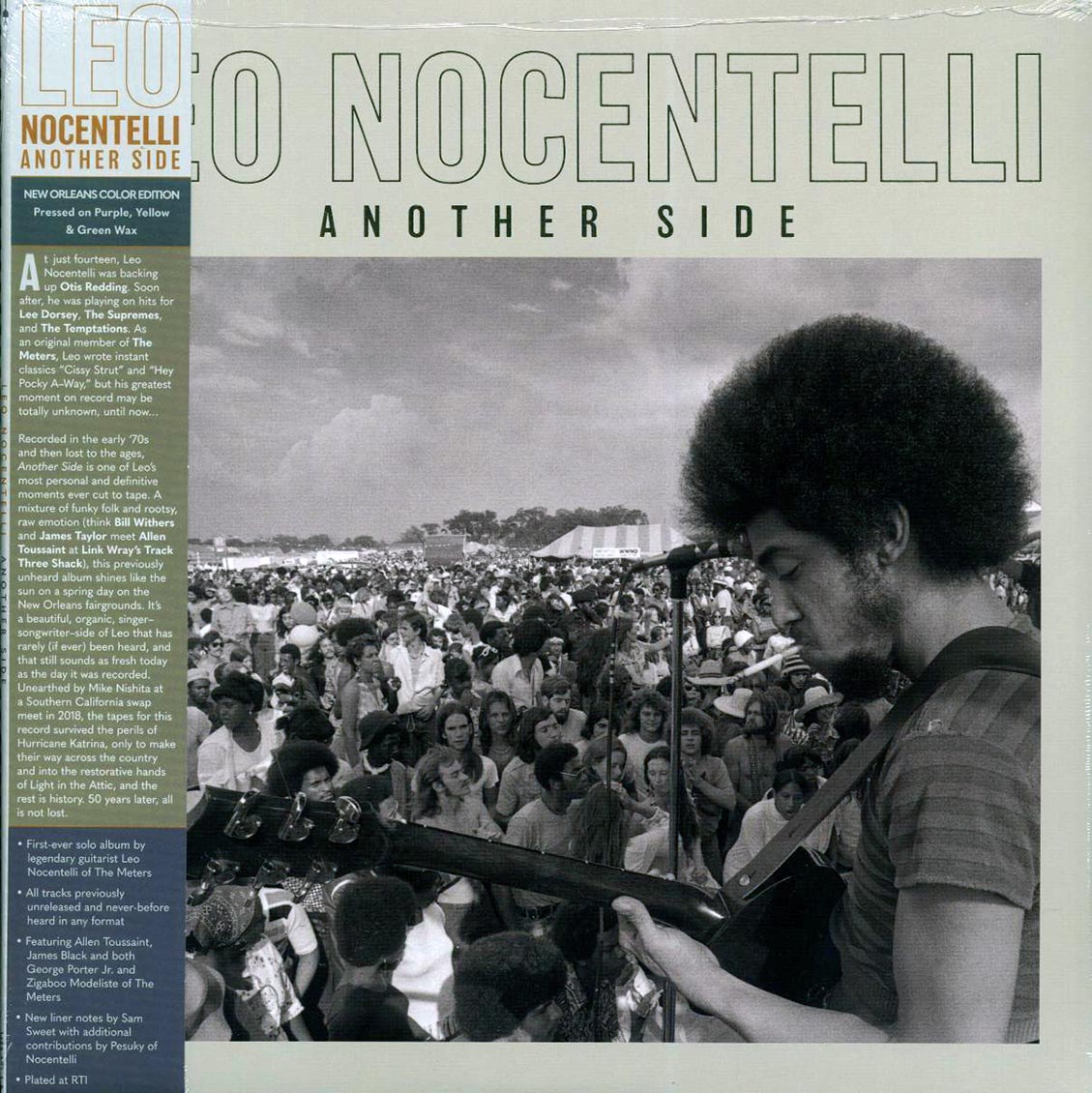Leo Nocentelli - Another Side (purple/yellow/green vinyl) (RTI press) Vinyl Record