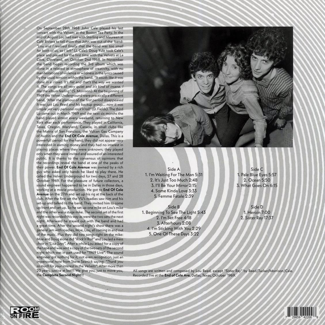 The Velvet Underground - Live At End Cole Ave 1969 (2xLP) Vinyl Record