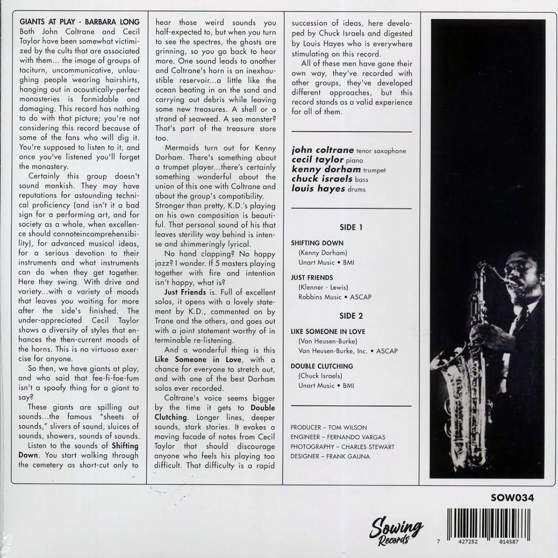 John Coltrane - Coltrane Time (clear vinyl) Vinyl Record