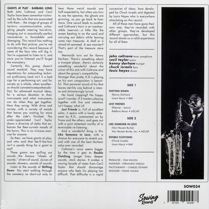John Coltrane - Coltrane Time (clear vinyl) Vinyl Record