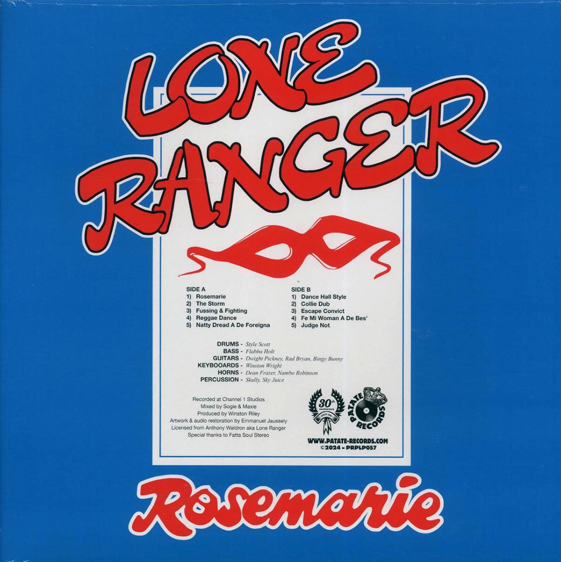 Lone Ranger - Rosemarie Vinyl Record