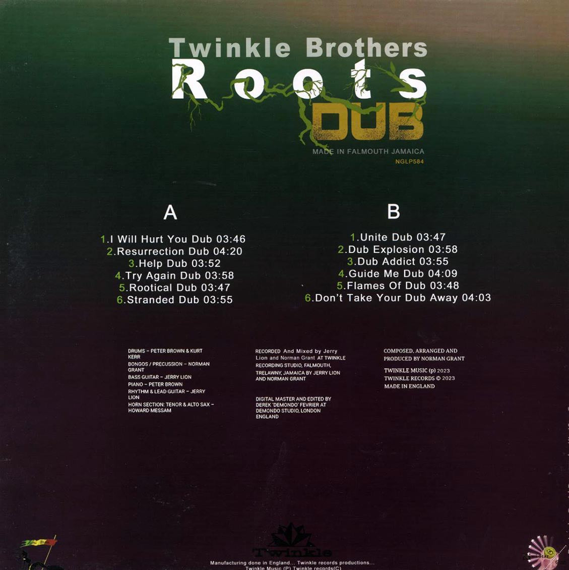 Twinkle Brothers - Roots Dub Vinyl Record