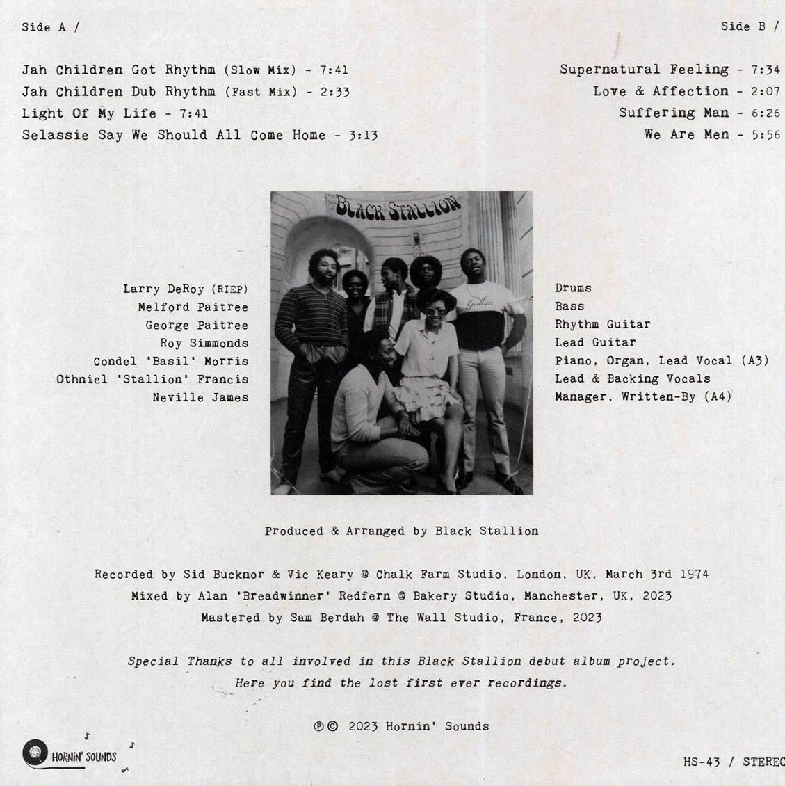 Black Stallion - We Are Men Vinyl Record