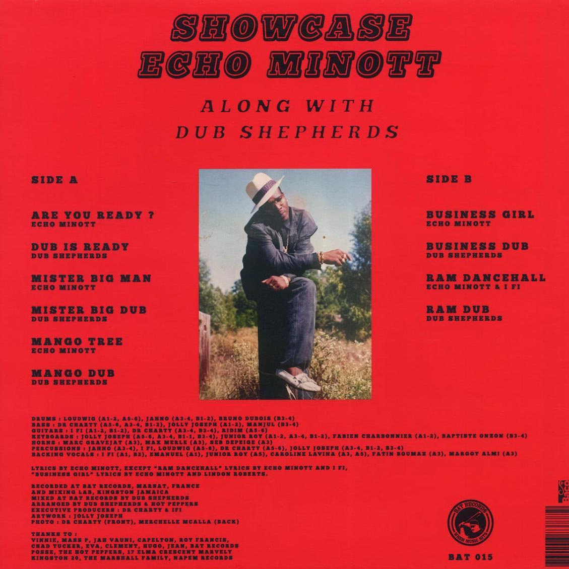 Echo Minott, Dub Shepherds - Mango Tree Showcase Vinyl Record