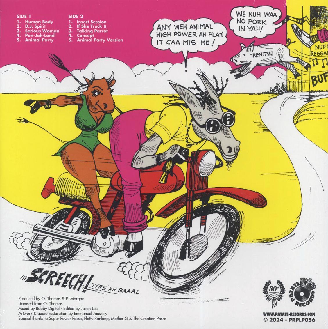 Papa San - Animal Party Vinyl Record