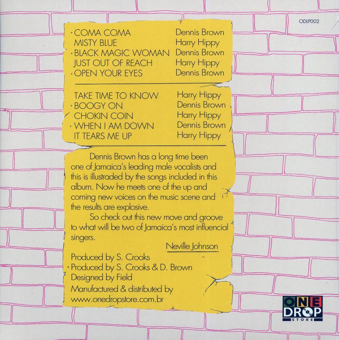 Dennis Brown, Harry Hippy - Dennis Brown Meets Harry Hippy Vinyl Record