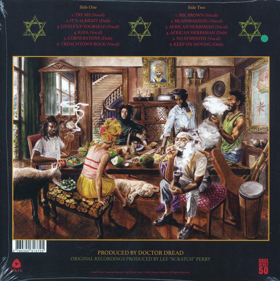 The Wailers, U Roy - My Cup Runneth Over (RSD 2021) (green vinyl) Vinyl Record