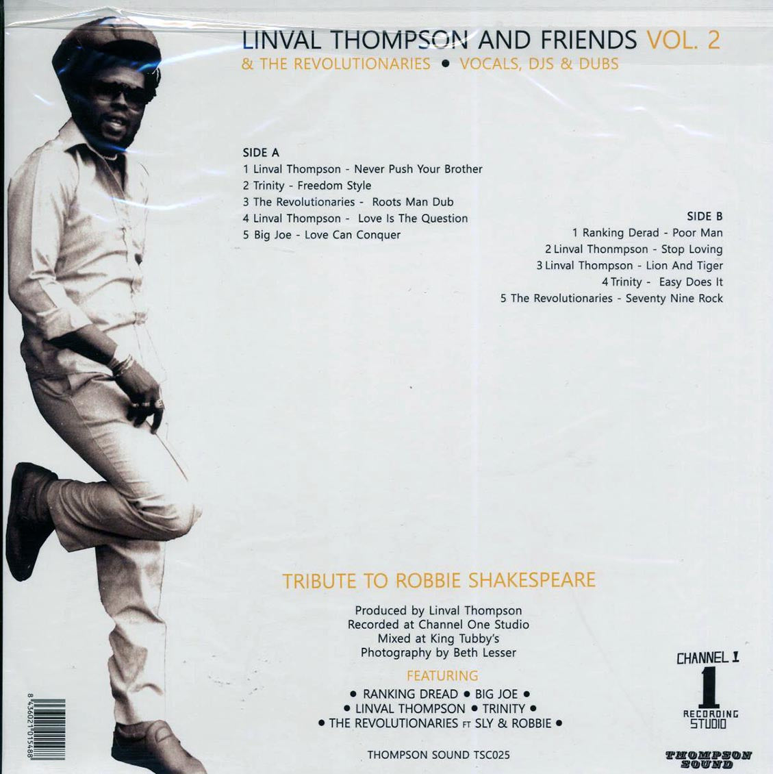 Ranking Dread, Linval Thompson, Trinity, The Revolutionaries, Etc. - Linval Thompson And Friends & The Revolutionaries Volume 2 Vinyl Record