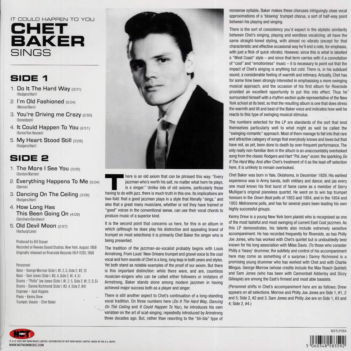 Chet Baker - It Could Happen To You (180g) (green vinyl) Vinyl Record