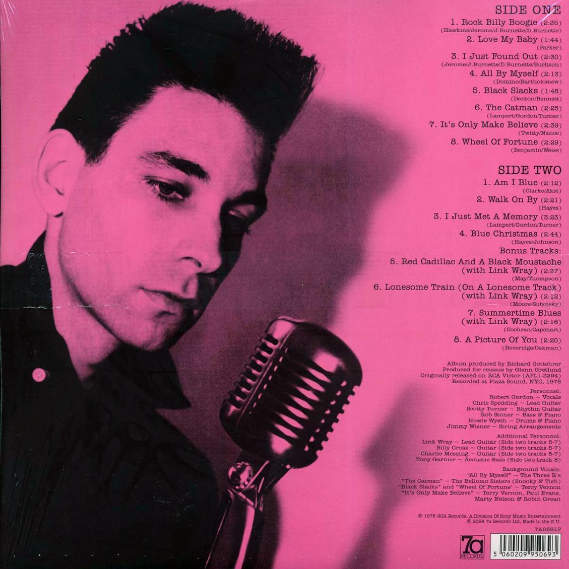 Robert Gordon - Rock Billy Boogie (180g) (pink vinyl) Vinyl Record