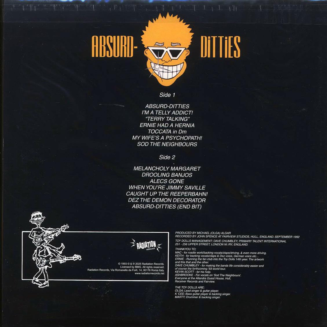 The Toy Dolls - Absurd-Ditties Vinyl Record