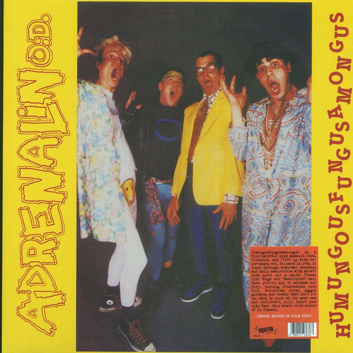 Adrenalin OD - Humungousfungusamongus (ltd. ed.) (red vinyl) Vinyl Record