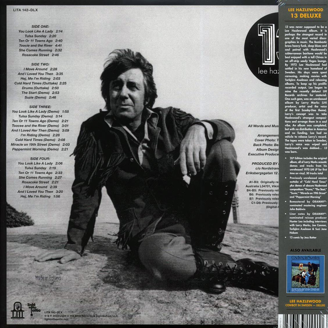 Lee Hazlewood - 13 (30 tracks) (2xLP) (deluxe edition) Vinyl Record