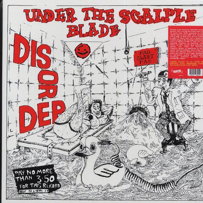 Disorder - Under The Scalple Blade (ltd. 500 copies made) (burgundy splatter vinyl) Vinyl Record