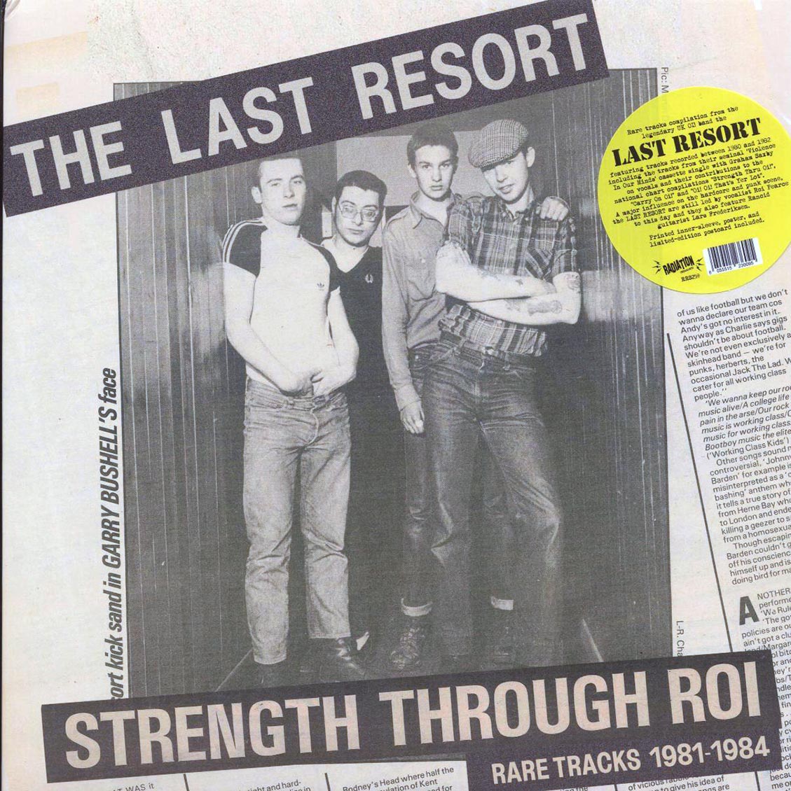 The Last Resort - Strength Through Roi: Rare Tracks 1981-1984 Vinyl Record