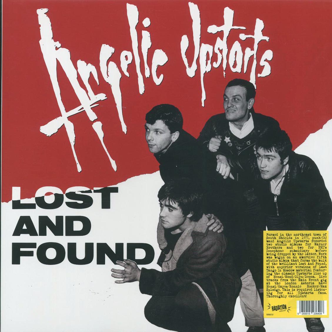 Angelic Upstarts - Lost And Found (red vinyl) Vinyl Record
