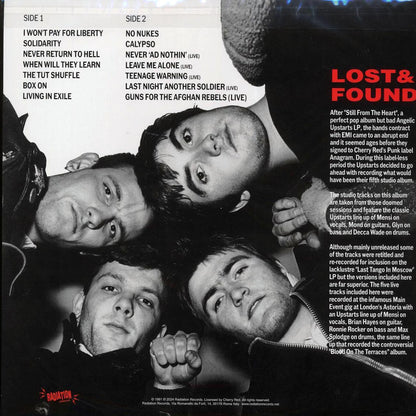 Angelic Upstarts - Lost And Found (red vinyl) Vinyl Record