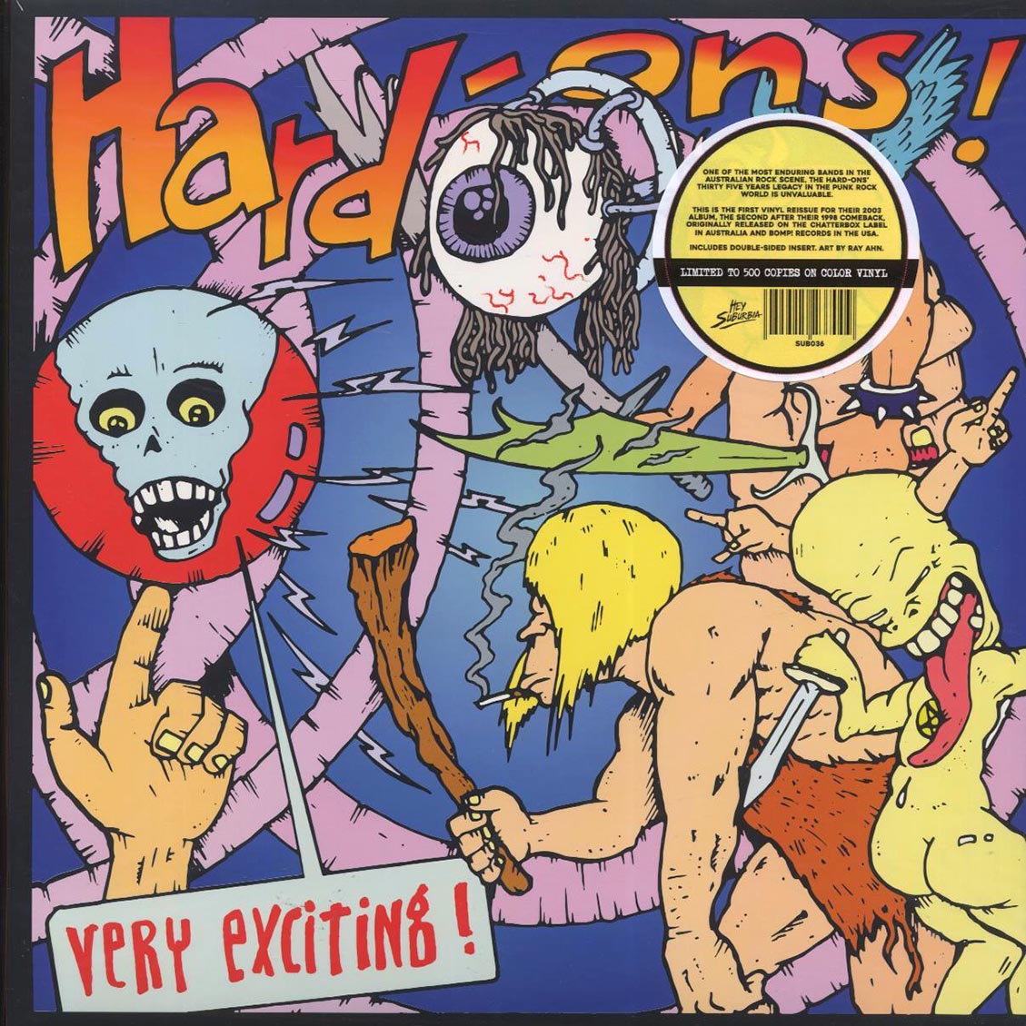 Hard-Ons - Very Exciting! (ltd. 500 copies made) (red vinyl) Vinyl Record