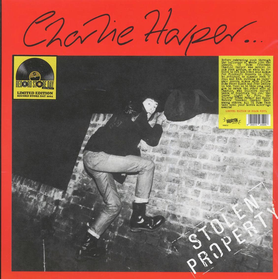 Charlie Harper - Stolen Property (ltd. ed.) (red vinyl) Vinyl Record