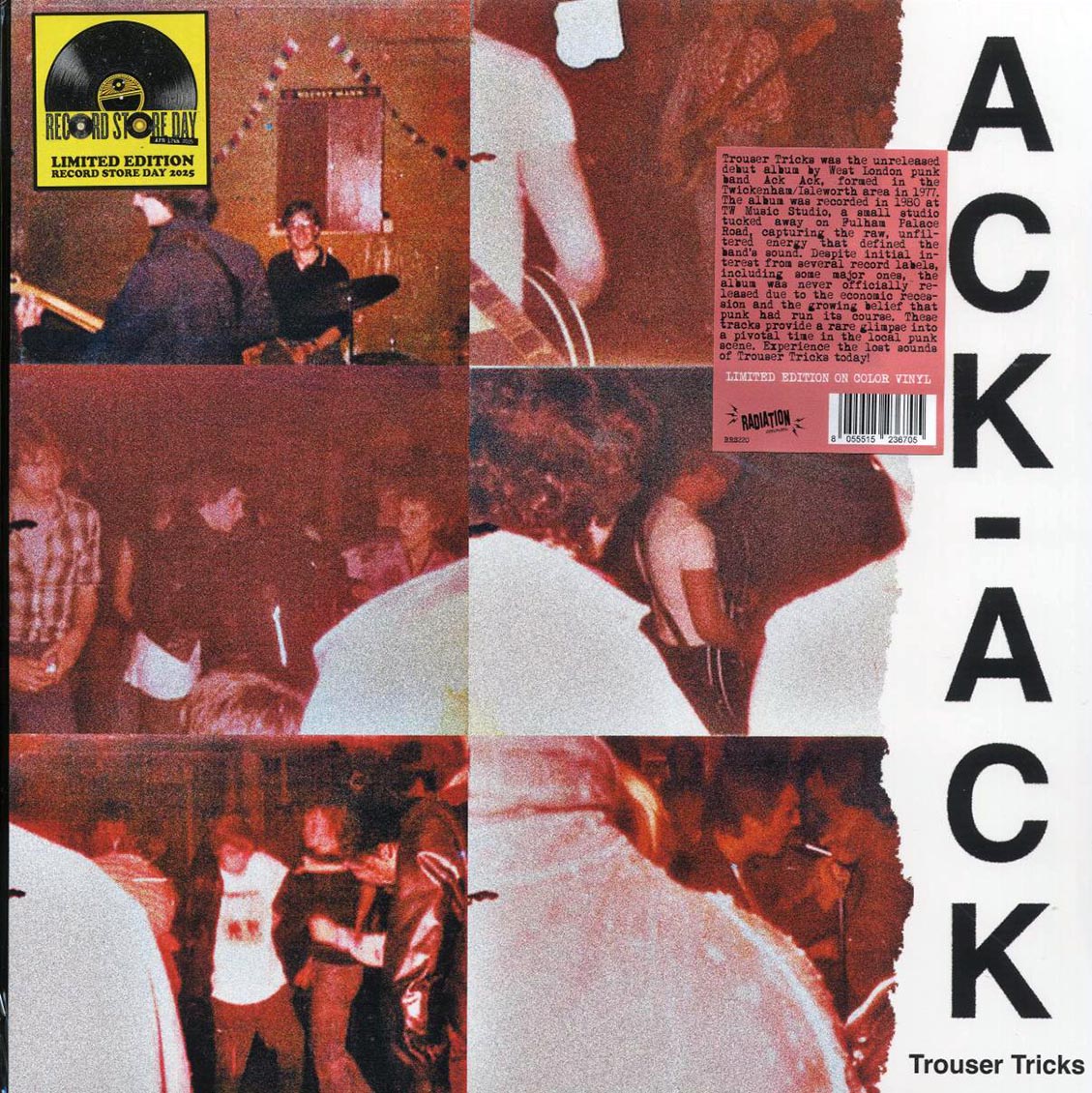Ack-Ack - Trouser Tricks (ltd. ed.) (coral vinyl) Vinyl Record