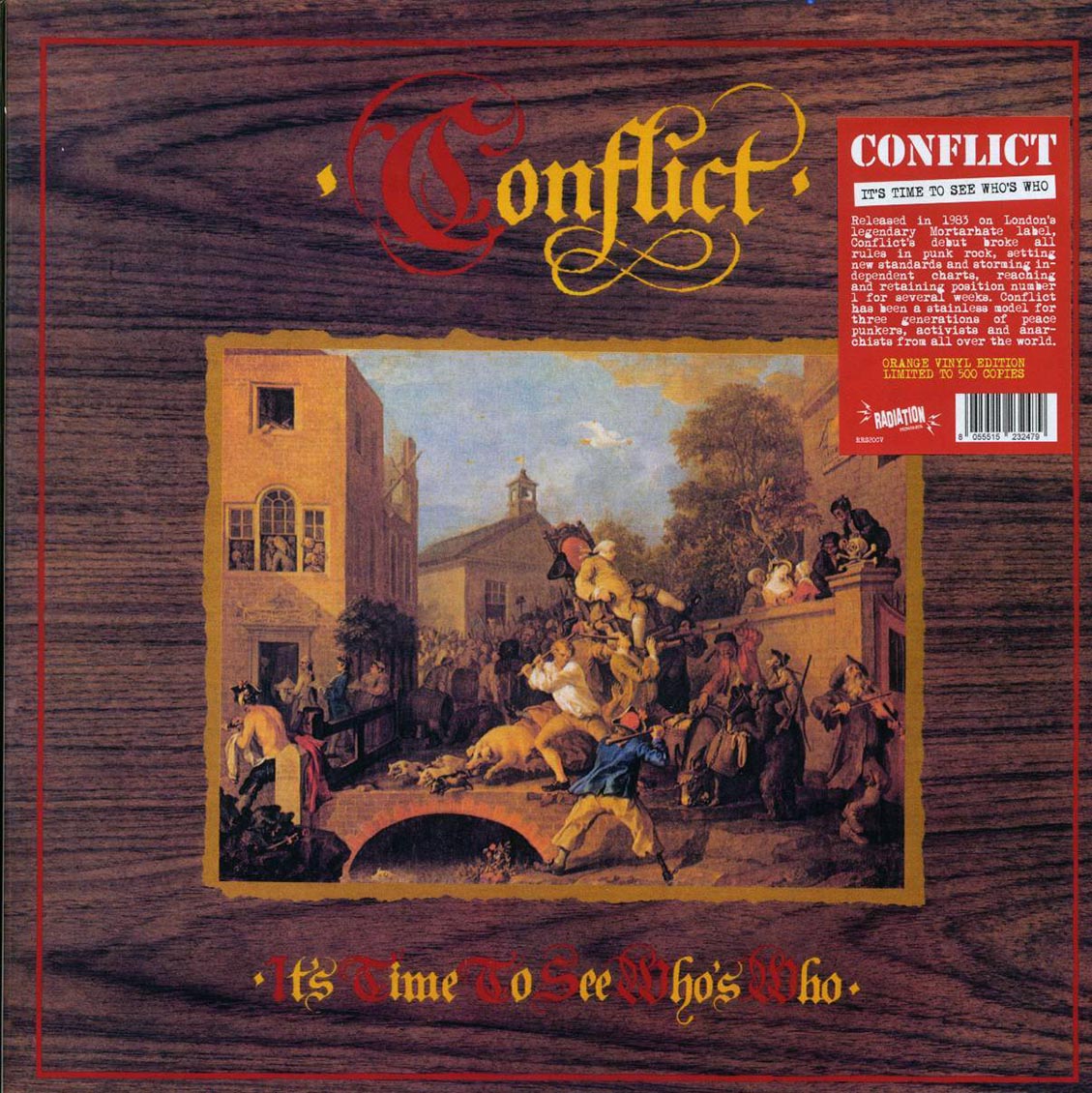 Conflict - It's Time To See Who's Who (ltd. 500 copies made) (orange vinyl) Vinyl Record