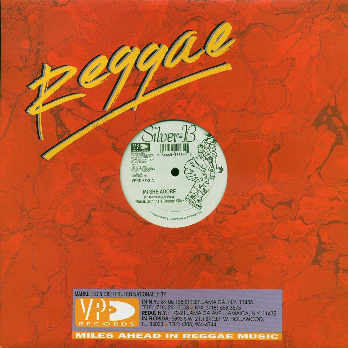 Marcia Griffiths, Bounty Killer - Mi She Adore  /  Everton Blender - Why Do We Have To War 12" Vinyl Record