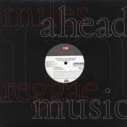 Freddie McGregor - If Love Was To Die For; Intrumental  /  Freddie McGregor - I Wish There Was A Way; Instrumental 12" Vinyl Record