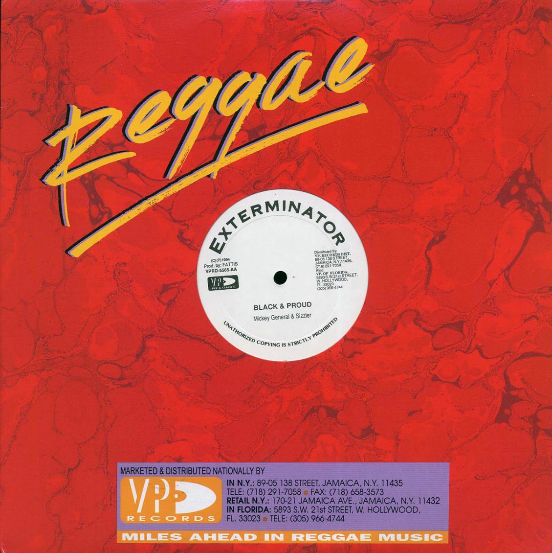 Mikey General, Sizzla - Black & Proud  /  Wayne Wonder - Doing It My Way (rhythm: "Freedom Blues/Serious Time/MPLA") 12" Vinyl Record