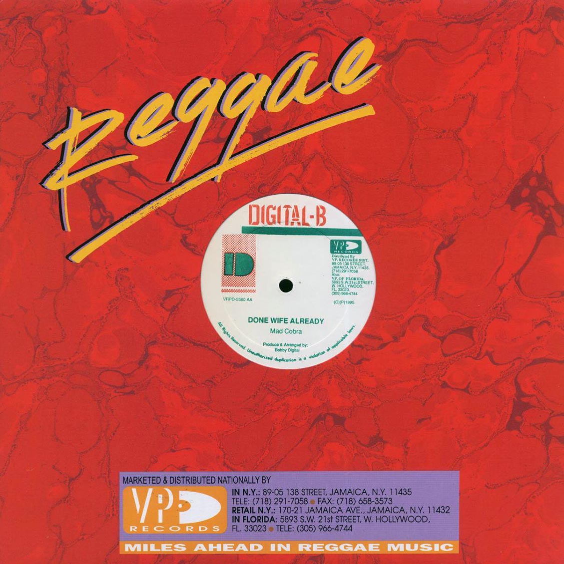 Mad Cobra - Done Wife Already  /  Donovan Steele, Daddy Screw - Tell Him Gwaan 12" Vinyl Record