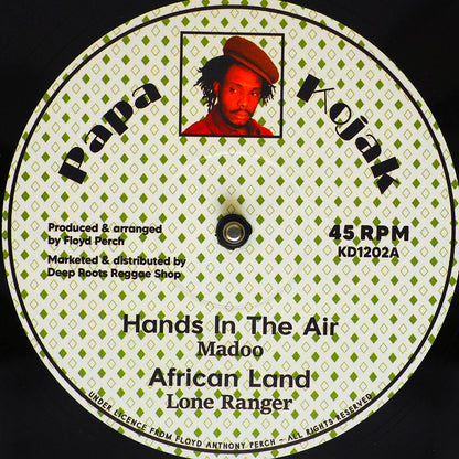 Madoo - Hands In The Air; Lone Ranger - African Land  /  Scientist - Land Of Rockers (rhythm: "Take 5") 12" Vinyl Record