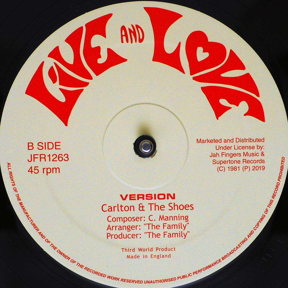 Carlton & The Shoes - What A Day (Extended Mix)  /  Version 12" Vinyl Record