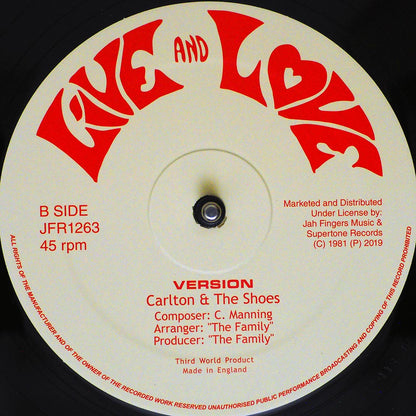 Carlton & The Shoes - What A Day (Extended Mix)  /  Version 12" Vinyl Record