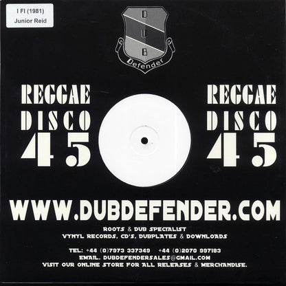Jr. Reid - If I (Extended Mix)  /  If I Dub 12" Vinyl Record