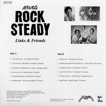 Gaylads, The Melodians, Ken Boothe, Delroy Wilson, Etc. - More Rock Steady: Links & Friends (Japan press) (180g) Vinyl Record