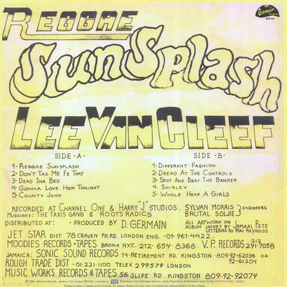 Lee Van Cleef - Reggae SunSplash Vinyl Record