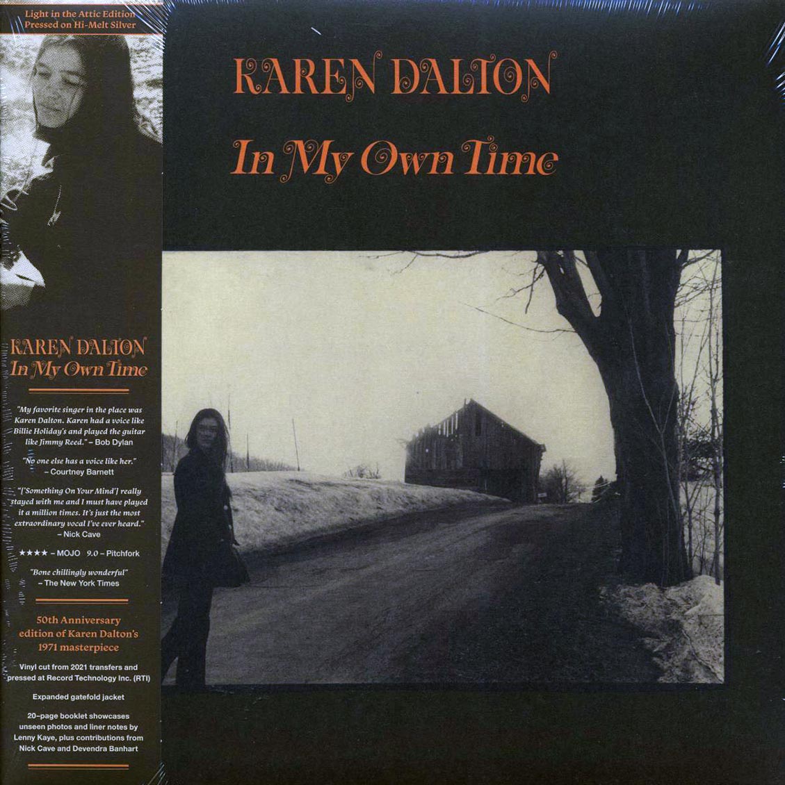 Karen Dalton - In My Own Time (50th Anniv. Ed.) (silver vinyl) (RTI press) Vinyl Record