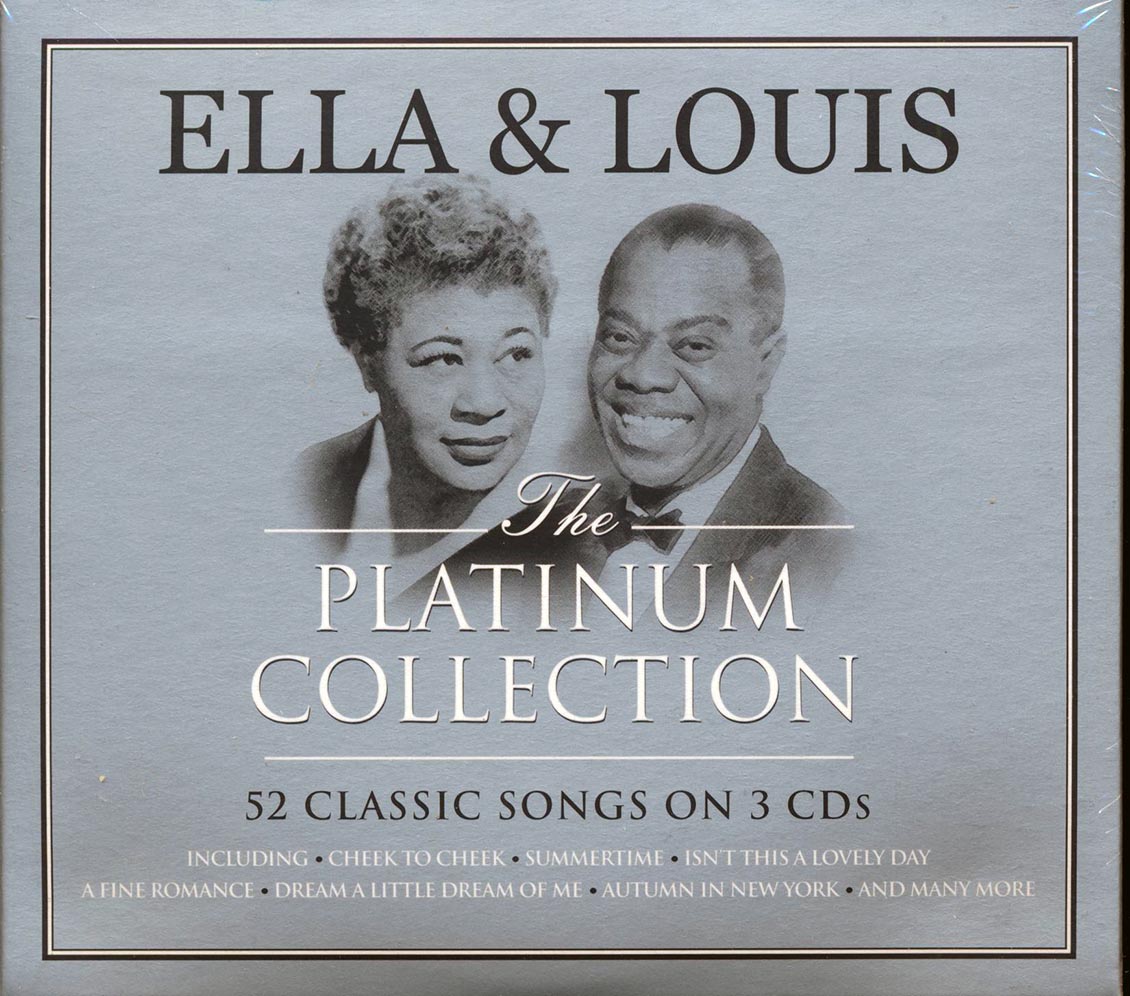 Ella Fitzgerald, Louis Armstrong - The Platinum Collection (52 tracks) (3xCD) (deluxe 4-fold digipak) Music CD