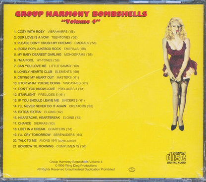 The Vibraharps, Monograms, The Preludes, Etc. - Group Harmony Bombshells Volume 4 Music CD